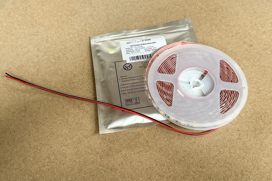LED Flexstrip 72 WWS ROLLE